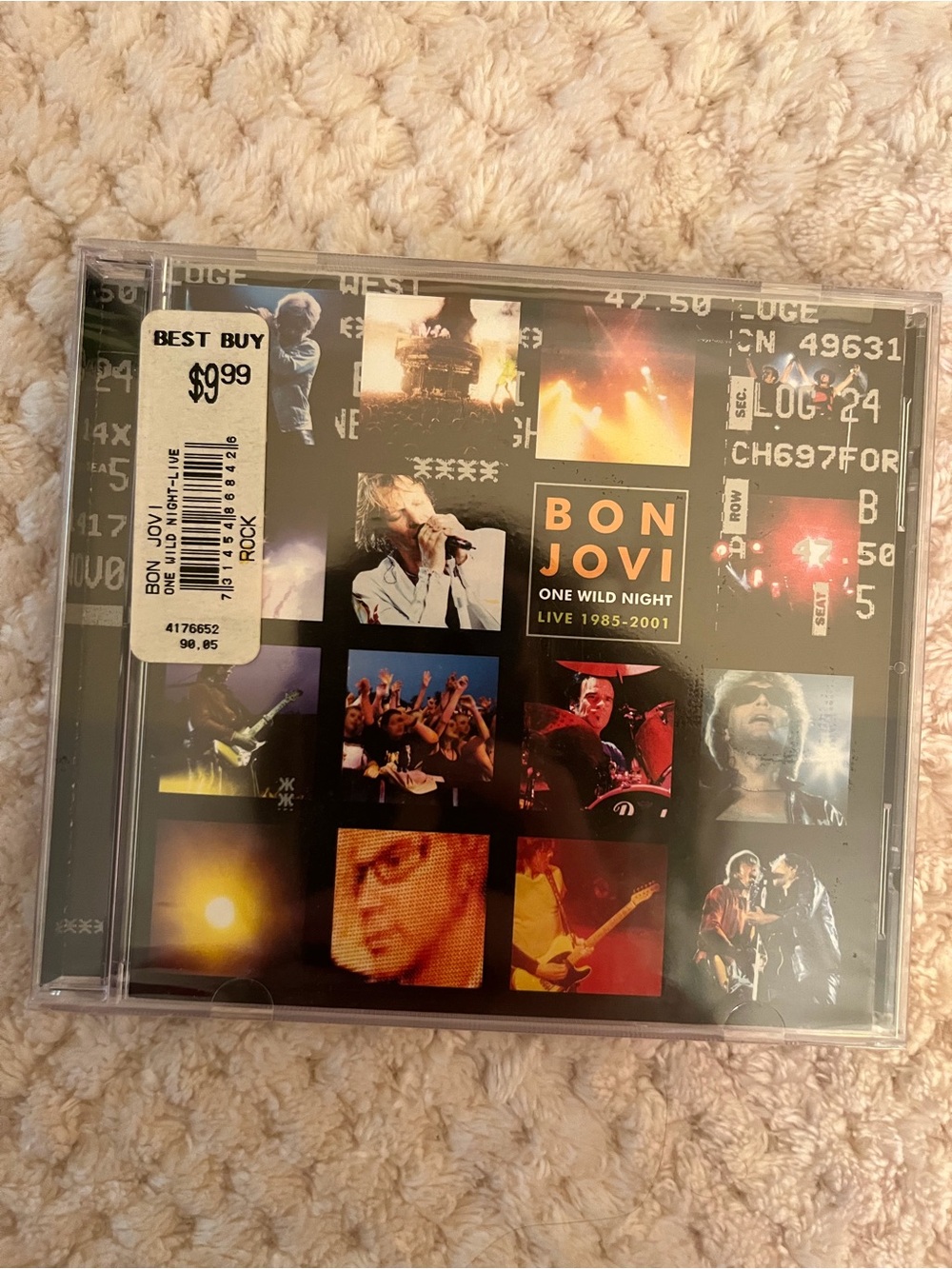 Bon Jovi One Wild Night Live 1985-2001 CD - Black with Multicolor Photos